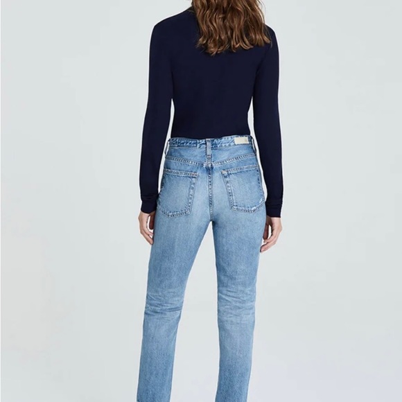 NEW WITH TAGS AG ISABELLE High Rise Straight Leg Jeans Size 27 ๐ฅ - Picture 2 of 10